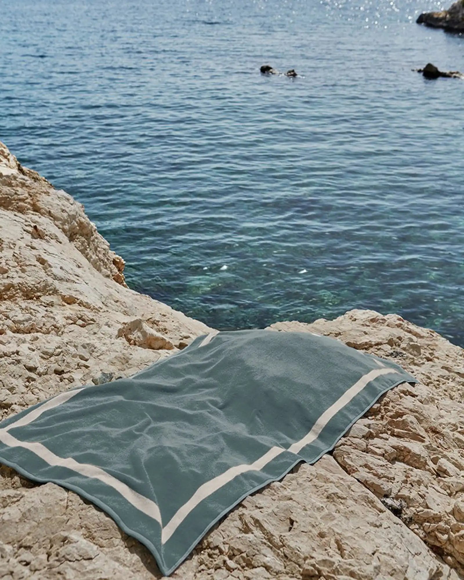 Ręcznik plażowy z bawełny długowłóknistej 90x170 z nadrukiem - 24