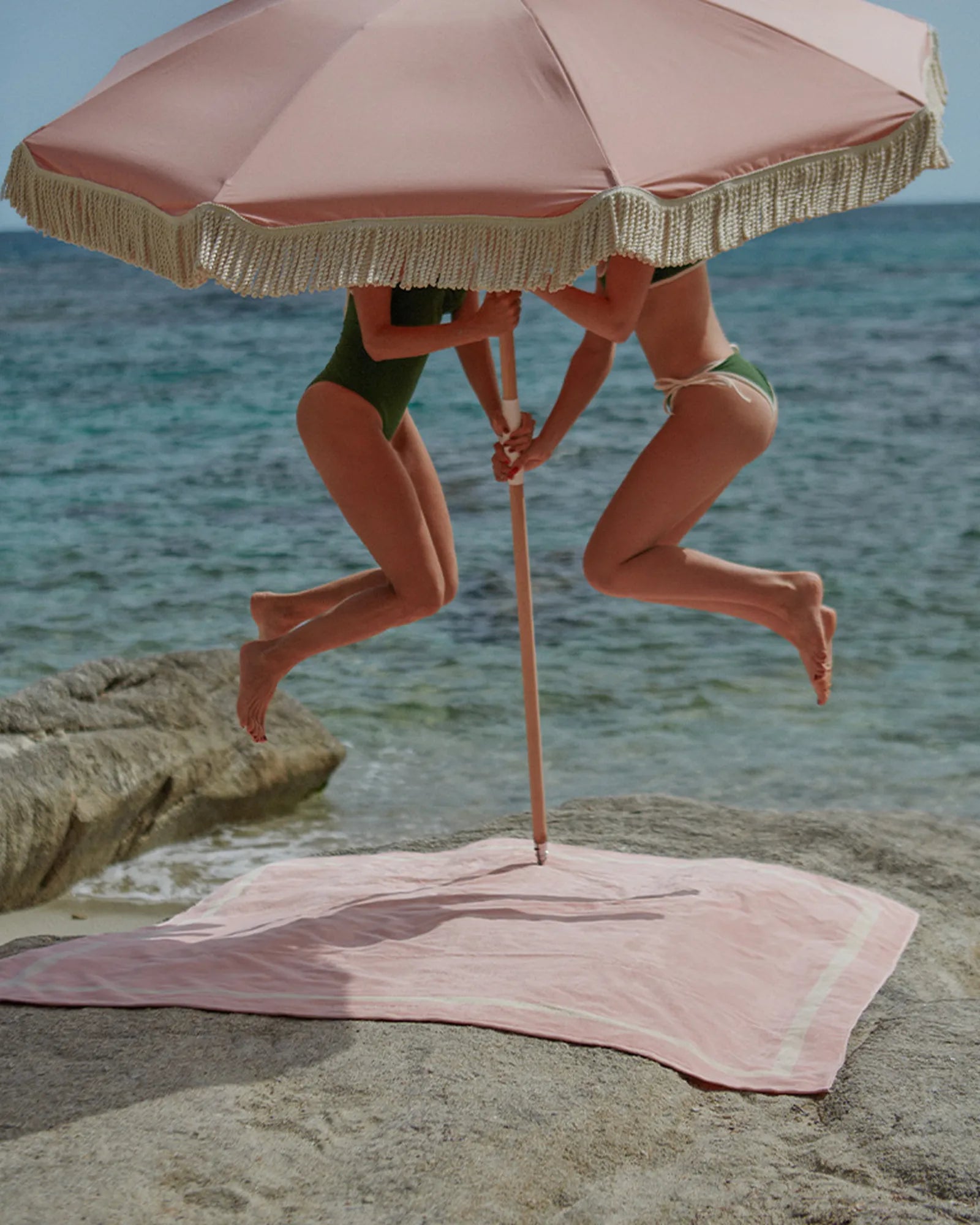 Ręcznik plażowy XXL z bawełny La Serviette Paris z nadrukiem - 15