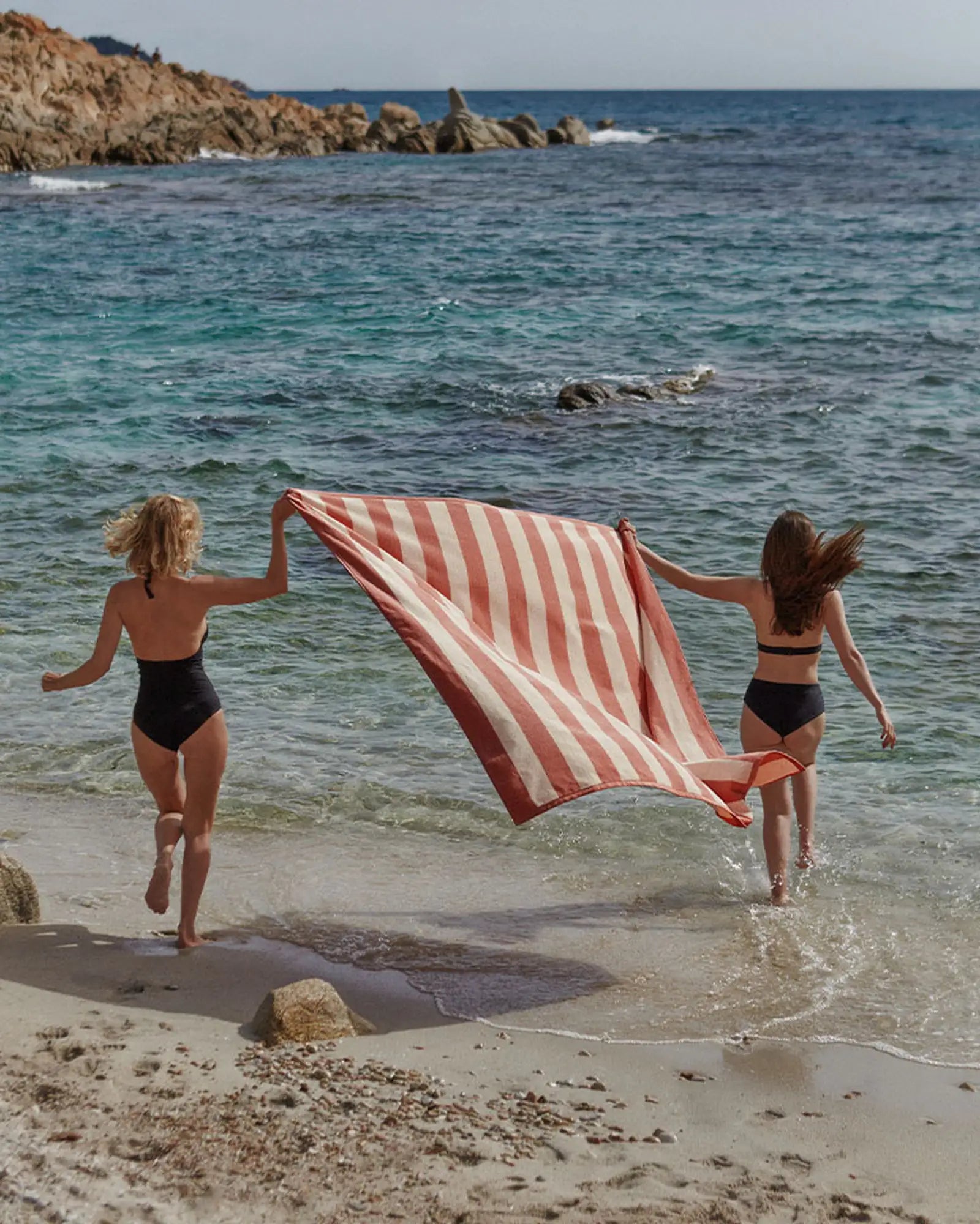 Ręcznik plażowy XXL 170x170 Rayures Riviera z nadrukiem - 7