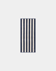 Ręcznik plażowy frotte 90x200 La Serviette Paris z nadrukiem - Niebieski Ocean / Kremowy