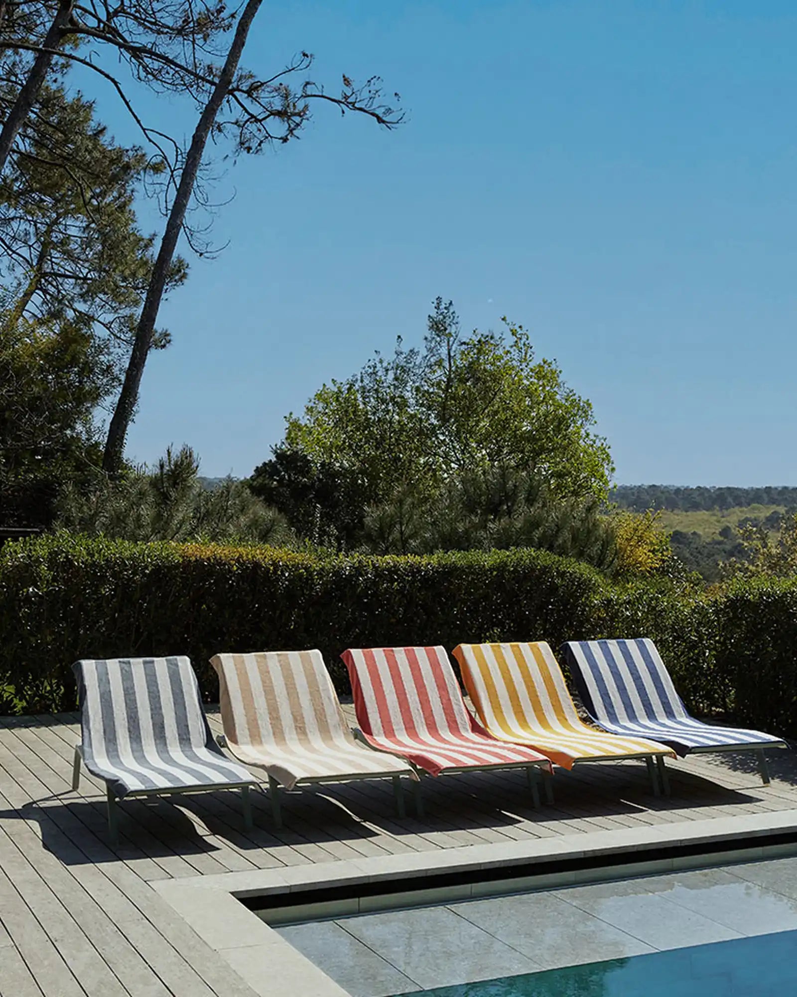 Ręcznik plażowy frotte 90x200 La Serviette Paris z nadrukiem - 11
