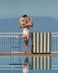 Ręcznik plażowy frotte 90x200 La Serviette Paris z nadrukiem - 22