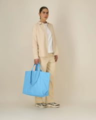 Torba bawełniana Shopping Bag 2.0 z bawełny z recyklingu Stanley/Stella z nadrukiem - Błękit wody