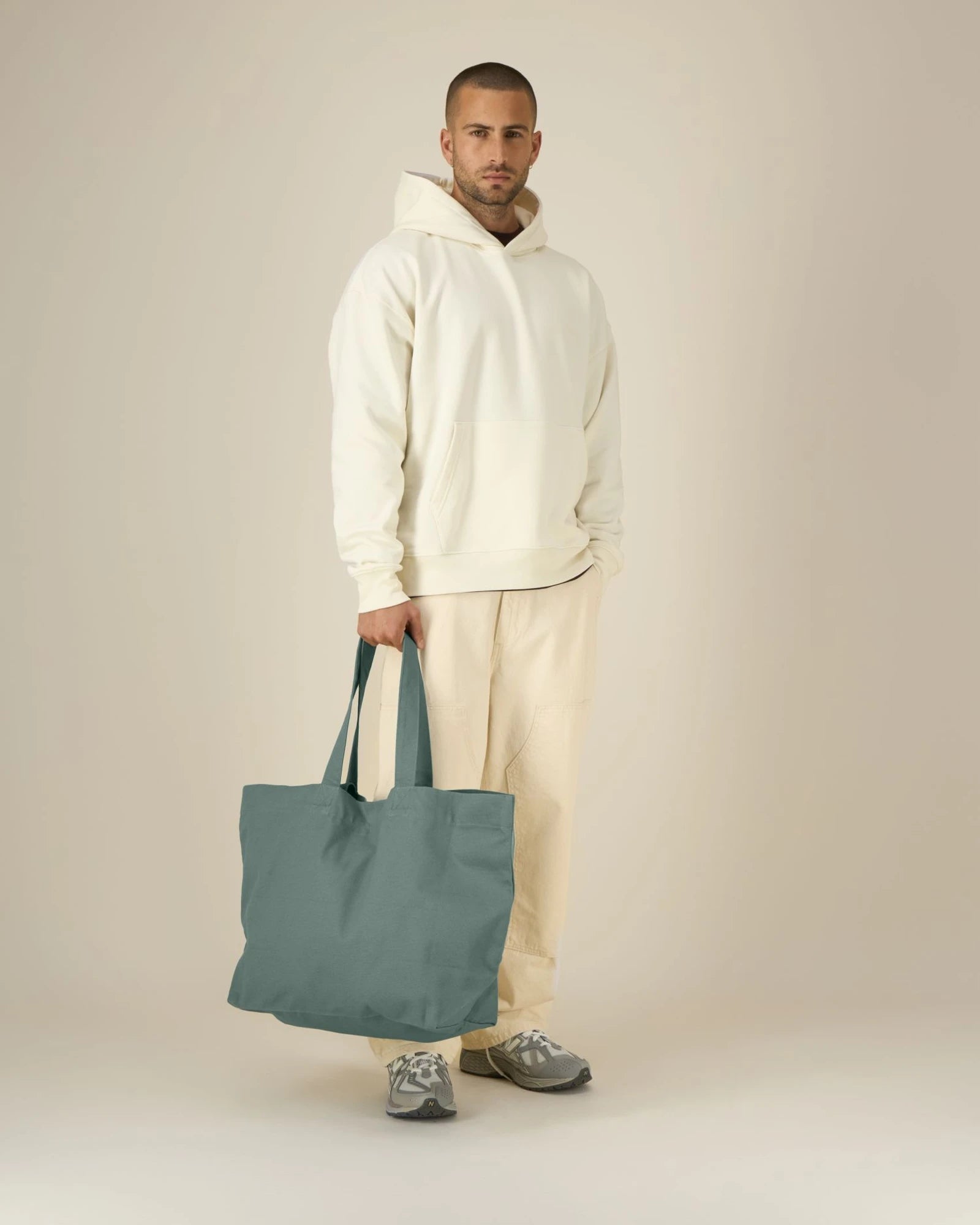 Torba bawełniana Shopping Bag 2.0 z bawełny z recyklingu Stanley/Stella z nadrukiem - Zielona zatoka