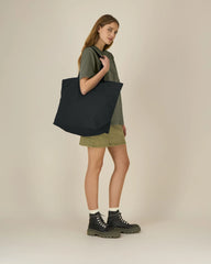 Torba bawełniana Shopping Bag 2.0 z bawełny z recyklingu Stanley/Stella z nadrukiem - Czarny