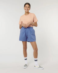 Szorty unisex z bawełny organicznej Stanley/Stella Waker z nadrukiem - Jasny niebieski