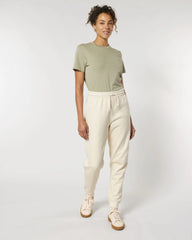 Spodnie dresowe unisex z bawełny organicznej Stanley/Stella Mover - Naturalny surowy