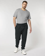 Spodnie dresowe unisex z bawełny organicznej Stanley/Stella Mover - Czarne