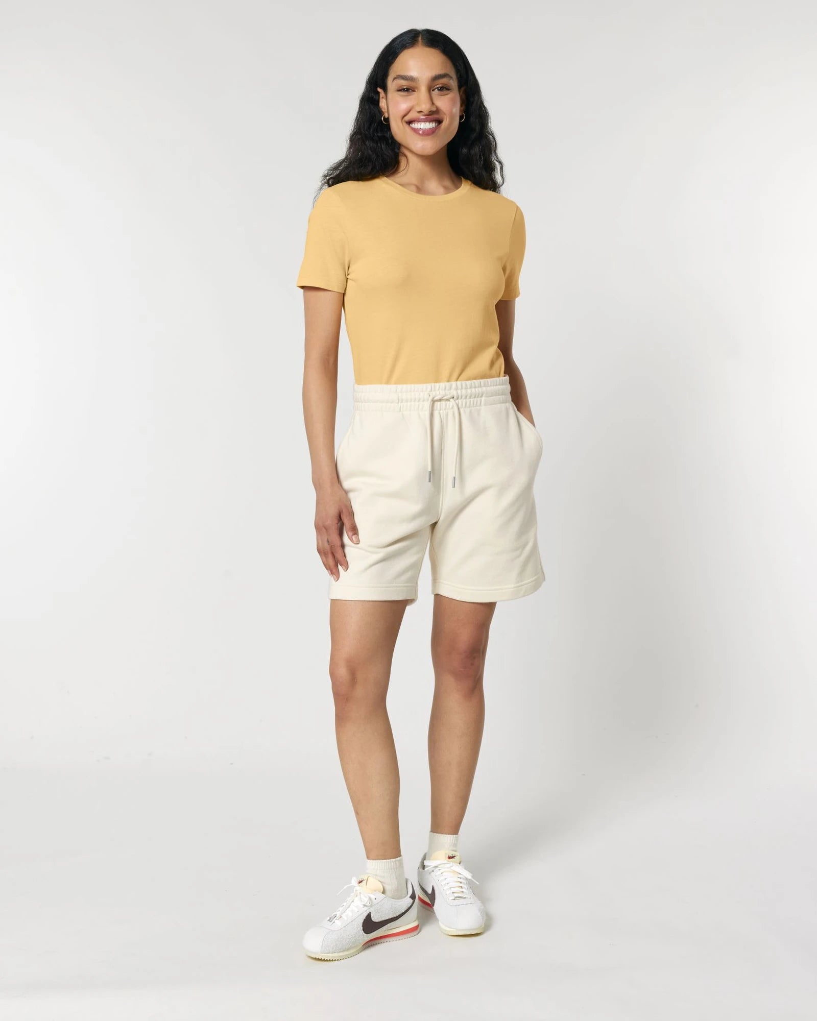Spodenki dresowe unisex z bawełny organicznej Stanley/Stella Trainer 2.0 z nadrukiem - 12