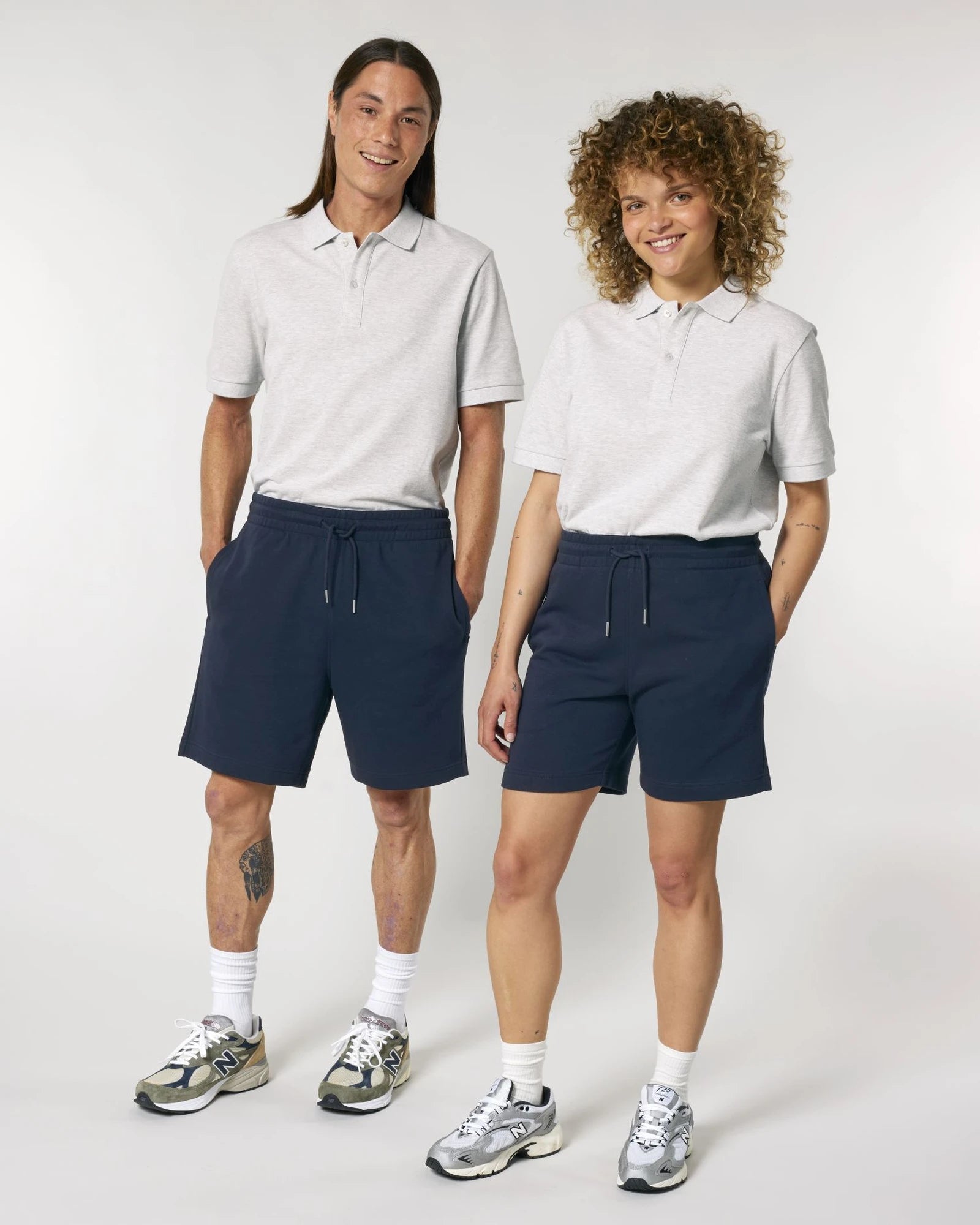 Spodenki dresowe unisex z bawełny organicznej Stanley/Stella Trainer 2.0 z nadrukiem - 4