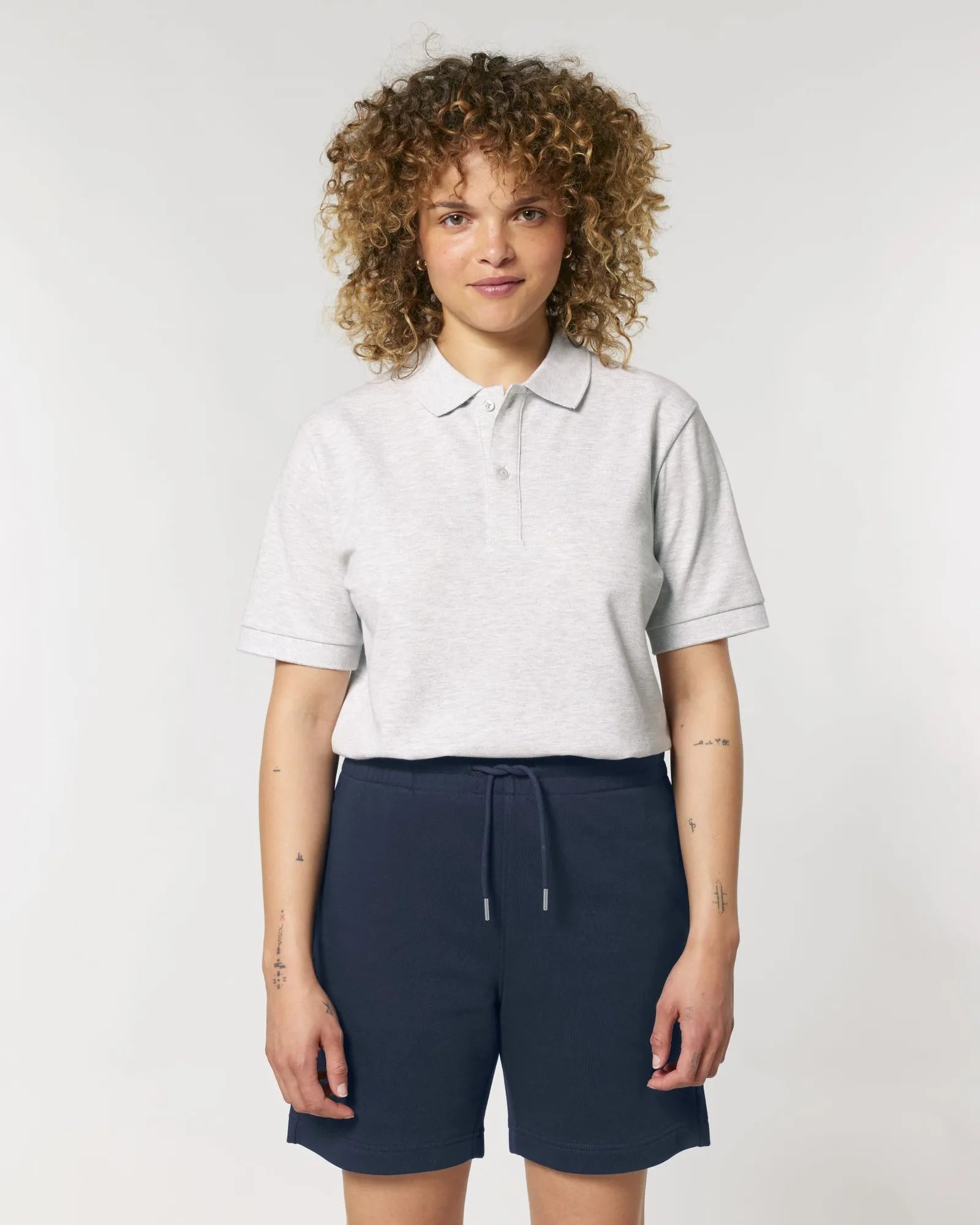 Spodenki dresowe unisex z bawełny organicznej Stanley/Stella Trainer 2.0 z nadrukiem - 7