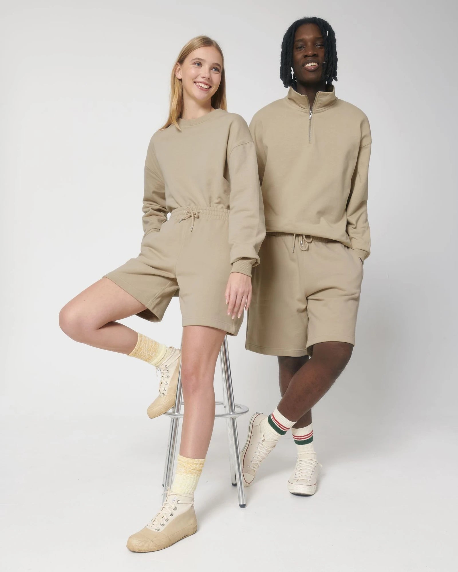 Szorty dresowe unisex z bawełny organicznej Stanley/Stella Boarder z nadrukiem - 13