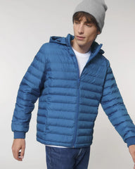 Kurtka pikowana z poliestru z recyklingu Stanley/Stella z nadrukiem - Niebieski (royal blue)