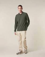 Polo z bawełny organicznej Stanley/Stella Prepster 2.0 z nadrukiem - Khaki