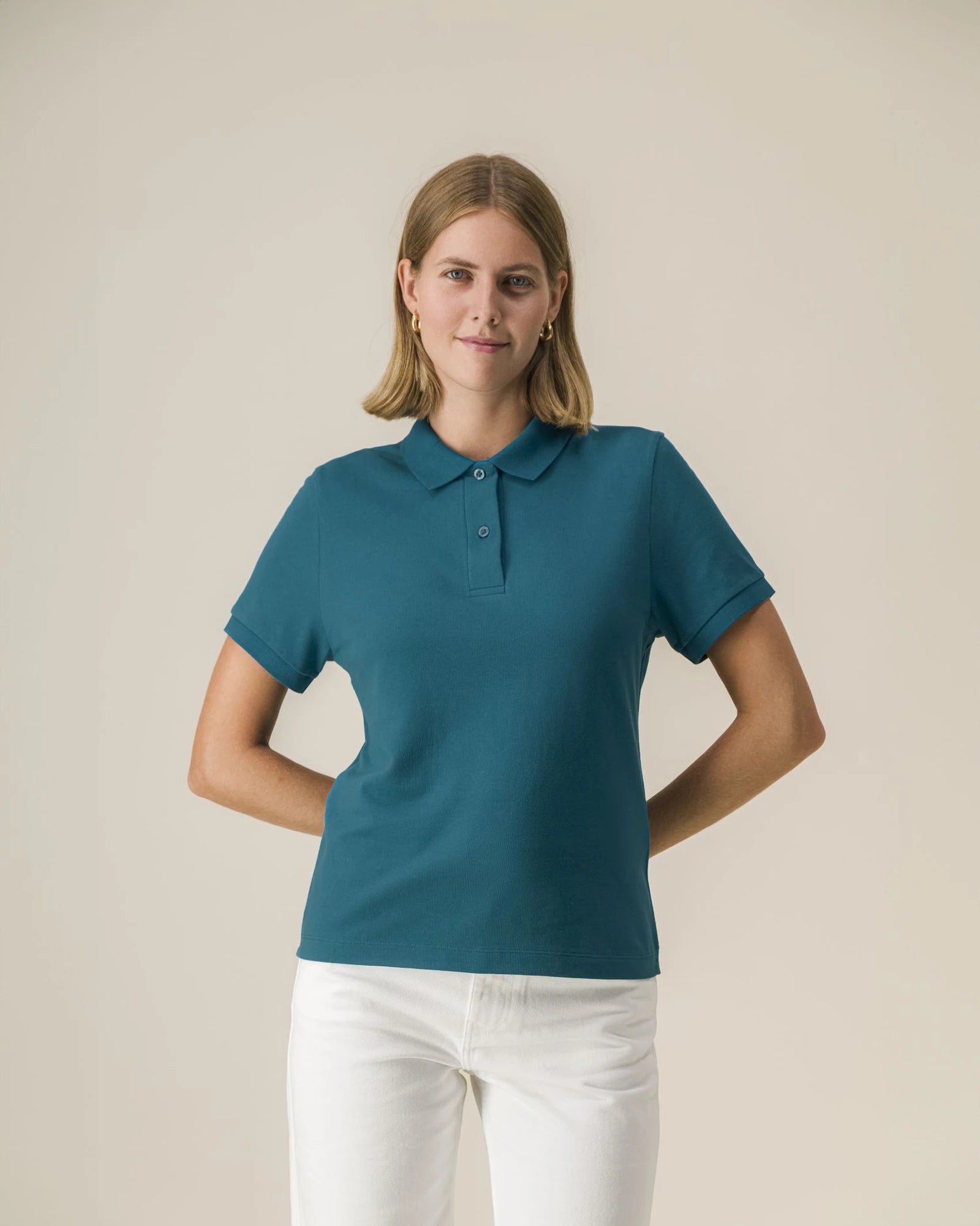 Polo damskie z bawełny organicznej Stanley/Stella Coaster z nadrukiem - 19