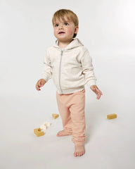 Rozpinana bluza niemowlęca z kapturem z bawełny organicznej Stanley/Stella z nadrukiem - Eco melanż