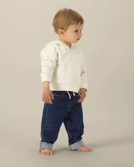 Bluza niemowlęca z kapturem z bawełny organicznej Stanley/Stella z nadrukiem - Naturalny surowy
