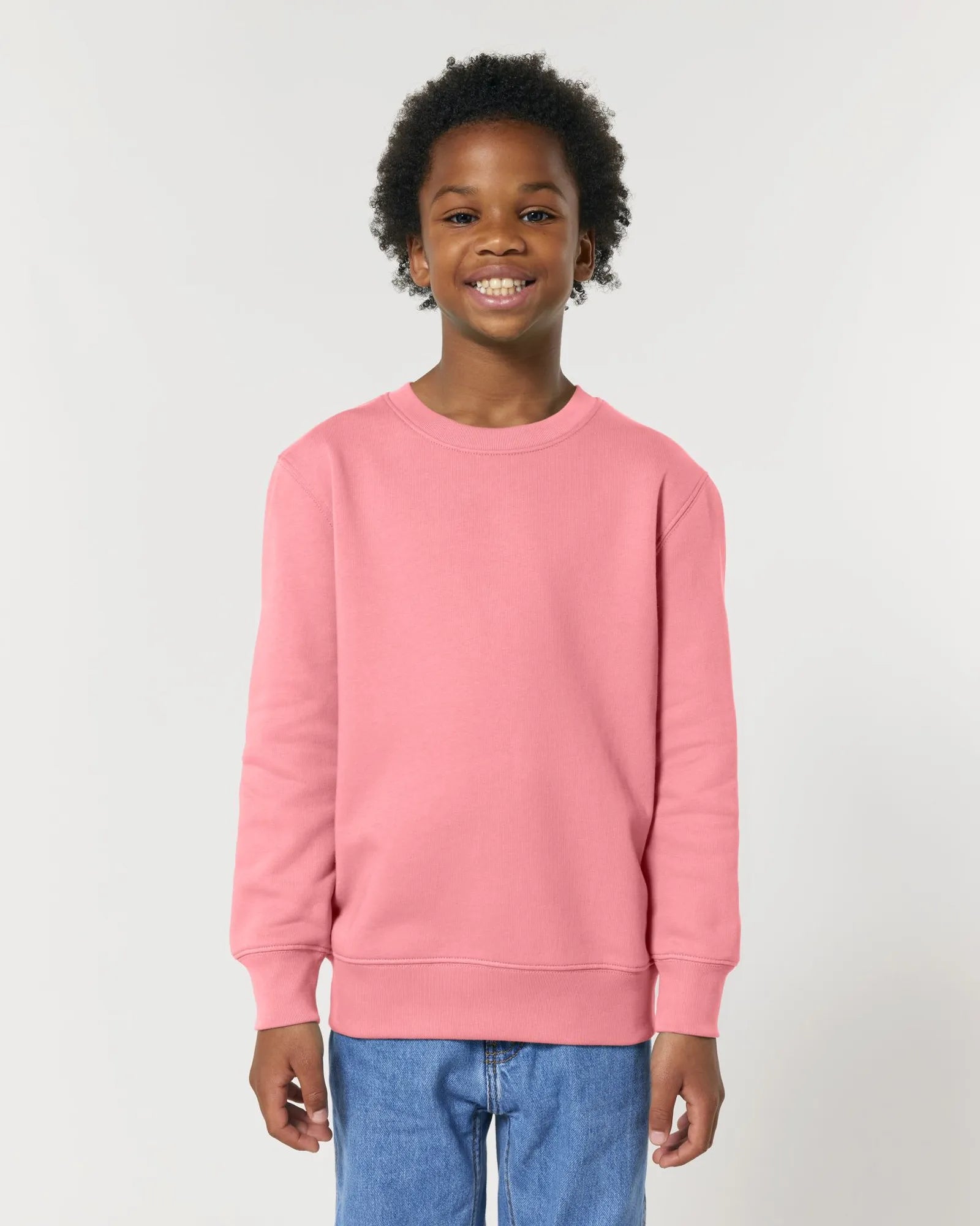 Bluza dziecięca z bawełny organicznej Stanley/Stella Mini Changer 2.0 z nadrukiem - Radosny róż