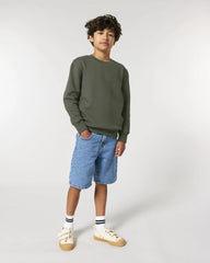 Bluza dziecięca z bawełny organicznej Stanley/Stella Mini Changer 2.0 z nadrukiem - Khaki