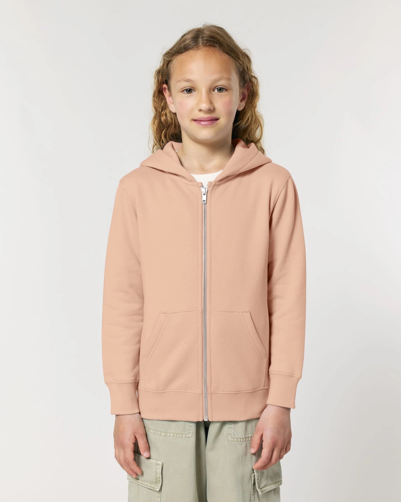 Bluza z kapturem dziecięca rozpinana Stanley/Stella Mini Cultivator z nadrukiem - 5