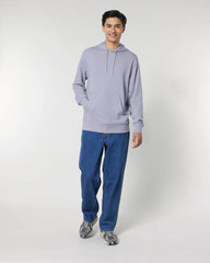 Bluza z kapturem unisex z bawełny organicznej Stanley/Stella z nadrukiem - Lawendowy