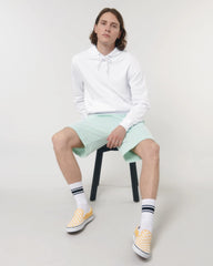 Bluza z kapturem unisex z bawełny organicznej Stanley/Stella z nadrukiem - Biały