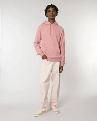 Bluza z kapturem unisex z bawełny organicznej Stanley/Stella z nadrukiem - Canyon Pink