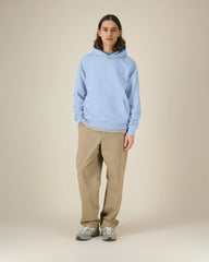 Bluza z kapturem unisex z bawełny organicznej Stanley/Stella z nadrukiem - Blue Soul