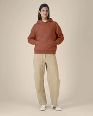 Bluza z kapturem unisex z bawełny organicznej Stanley/Stella z nadrukiem - Klasyczny brąz