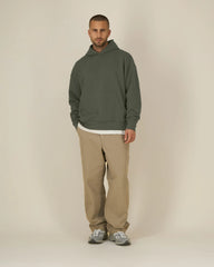 Bluza z kapturem unisex z bawełny organicznej Stanley/Stella z nadrukiem - Khaki