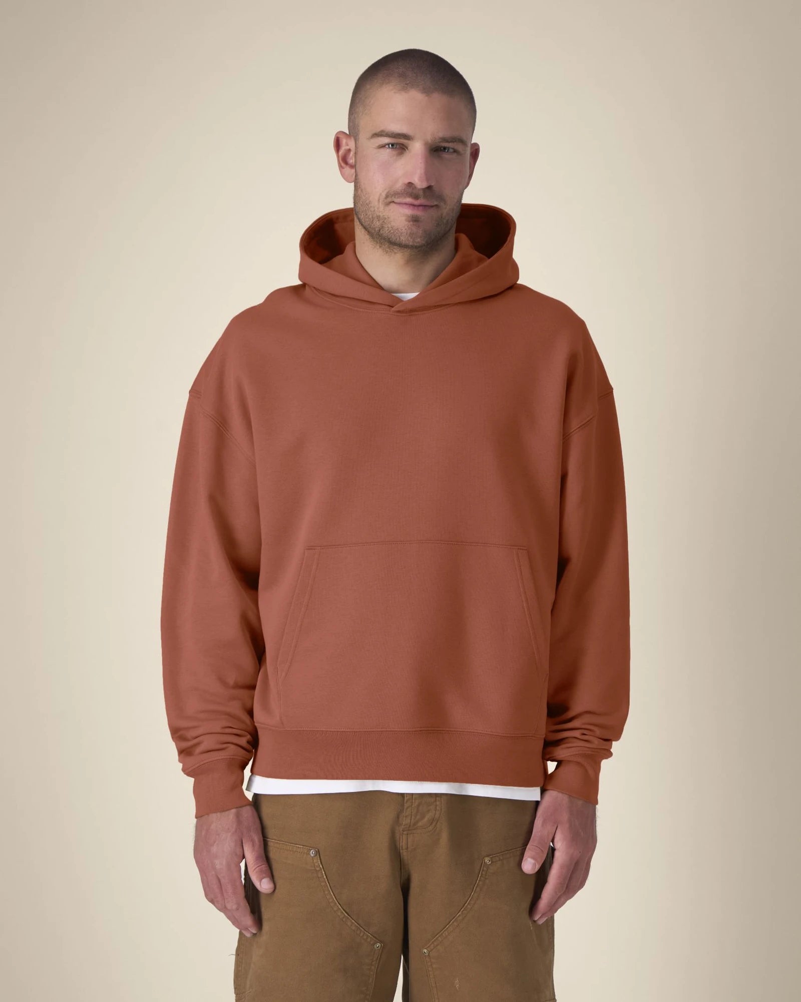 Bluza z kapturem unisex z bawełny organicznej Stanley/Stella z nadrukiem - 74