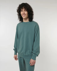 Bluza unisex z bawełny organicznej Stanley/Stella Matcher z nadrukiem - G. Dyed Hydro