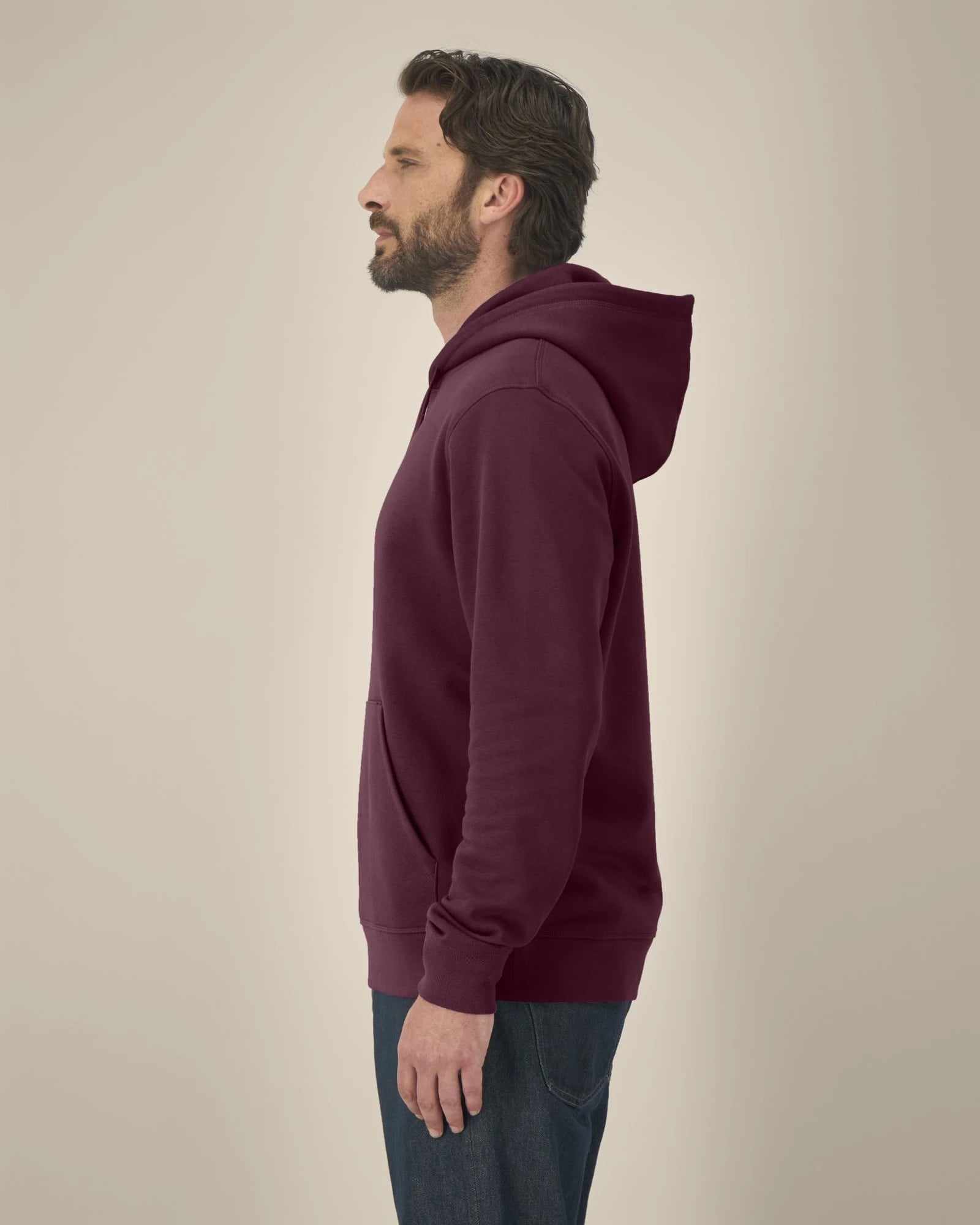 Bluza z kapturem unisex z bawełny organicznej Stanley/Stella Drummer z nadrukiem - 2