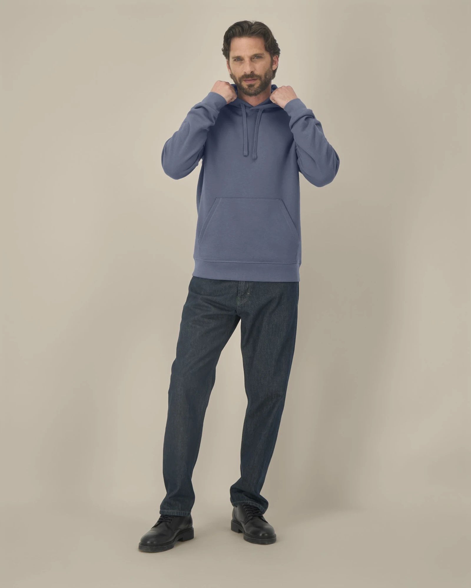 Bluza z kapturem unisex z bawełny organicznej Stanley/Stella Drummer z nadrukiem - 8