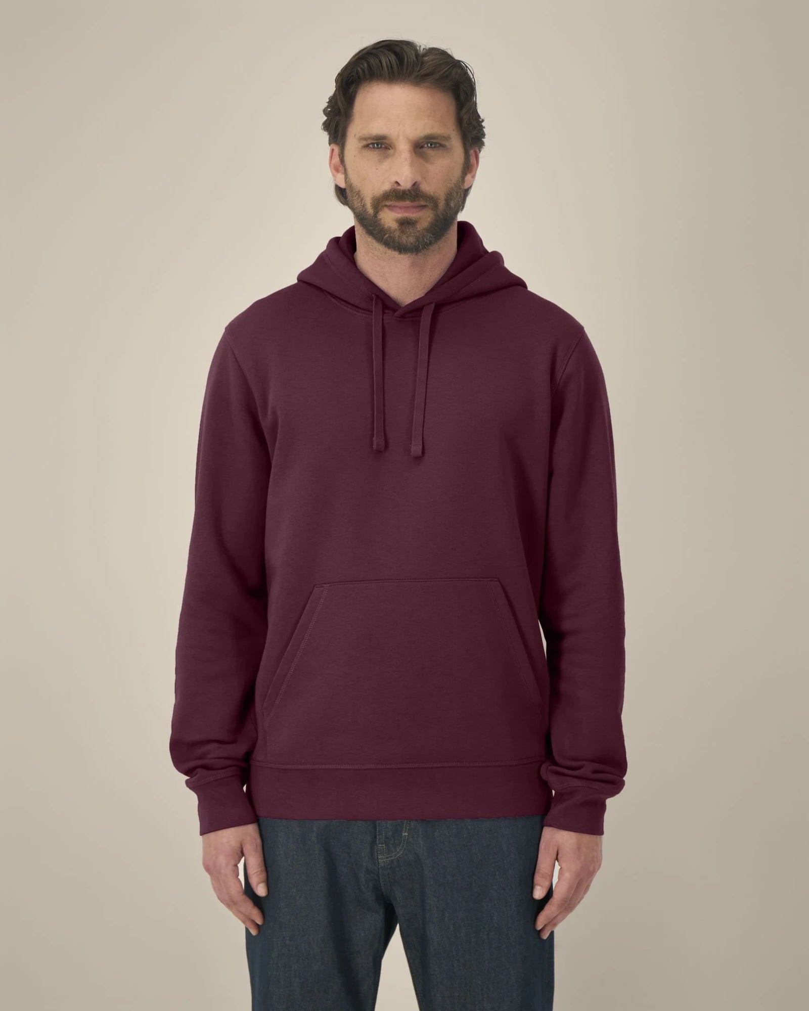 Bluza z kapturem unisex z bawełny organicznej Stanley/Stella Drummer z nadrukiem - 1
