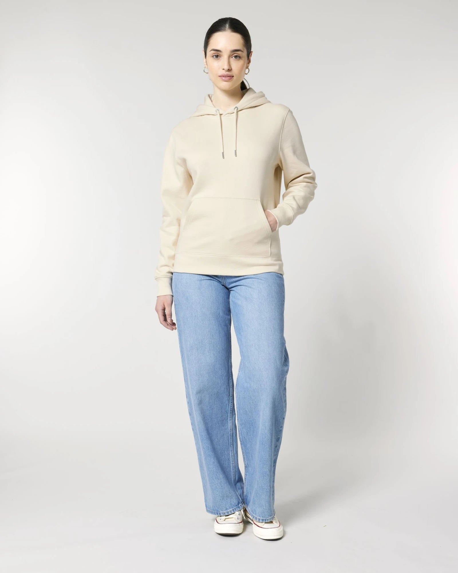 Bluza z kapturem Stanley/Stella Cruiser 2.0 z nadrukiem - Naturalny surowy