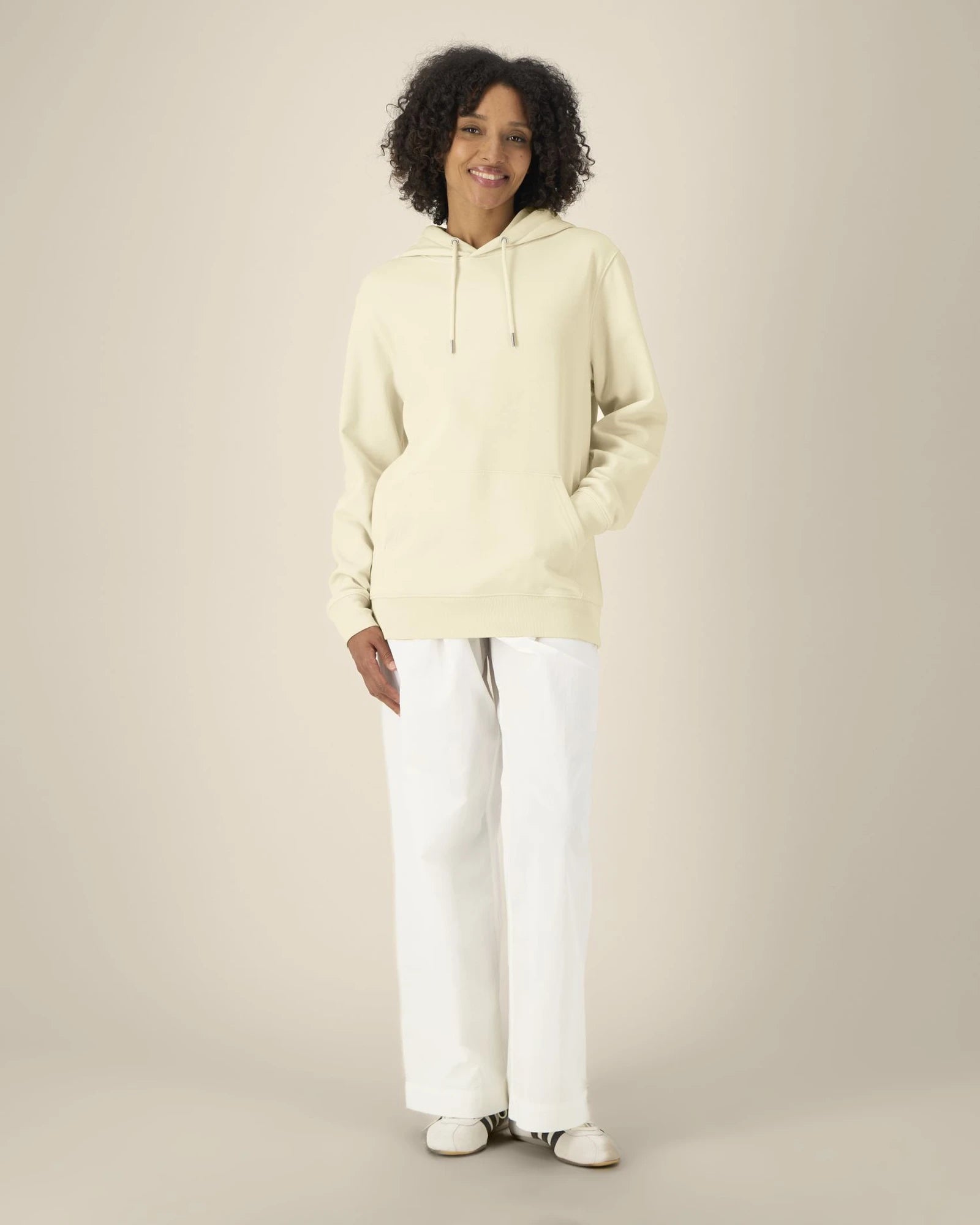 Bluza z kapturem Stanley/Stella Cruiser 2.0 z nadrukiem - Miodowy papierowy