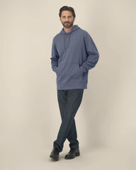 Bluza z kapturem Stanley/Stella Cruiser 2.0 z nadrukiem - Niebiesko-szary