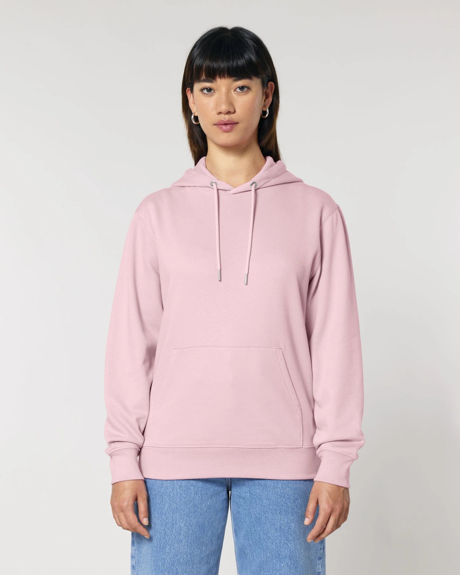 Bluza z kapturem Stanley/Stella Cruiser 2.0 z nadrukiem - Bawełniany róż