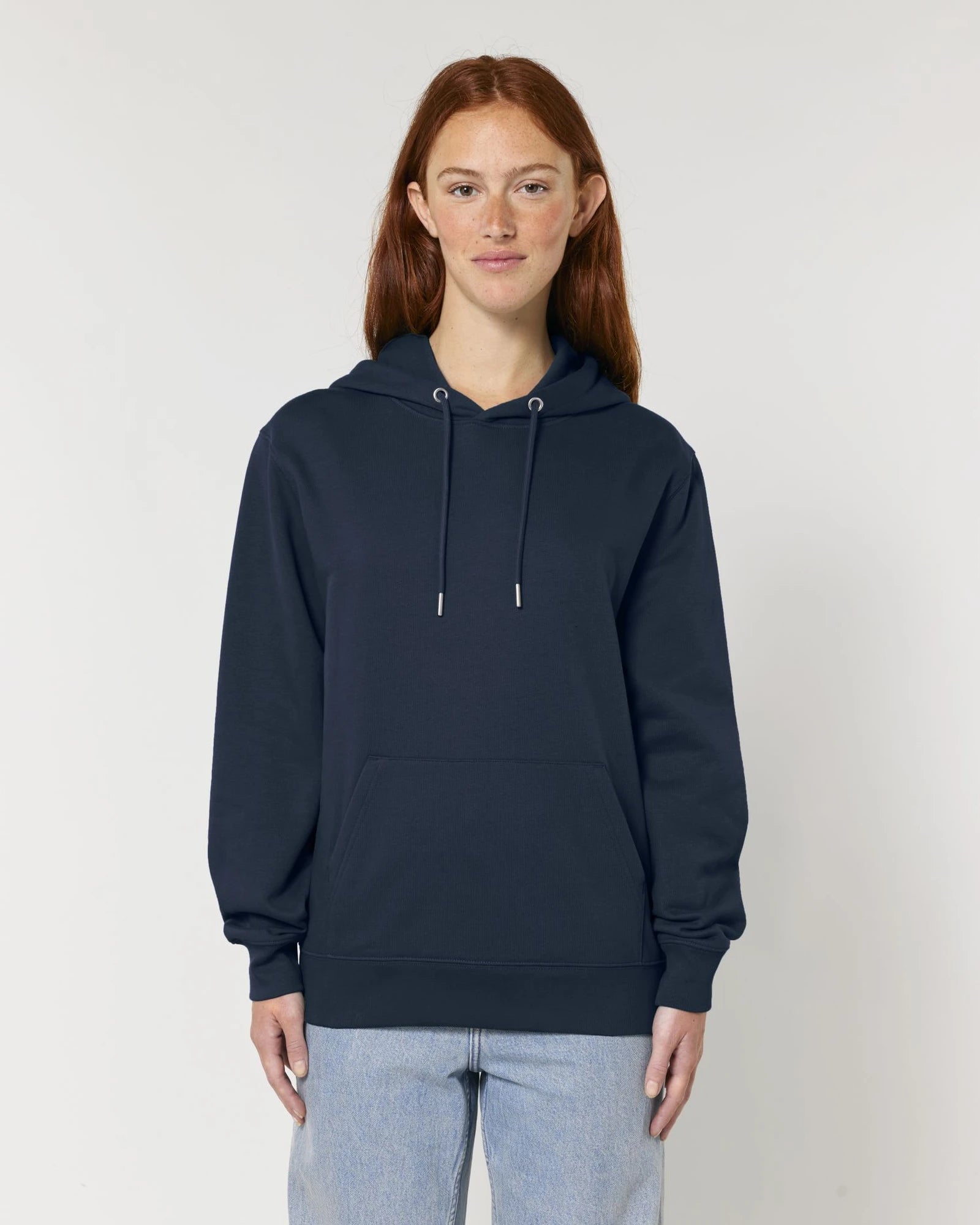 Bluza z kapturem Stanley/Stella Cruiser 2.0 z nadrukiem - Granatowy