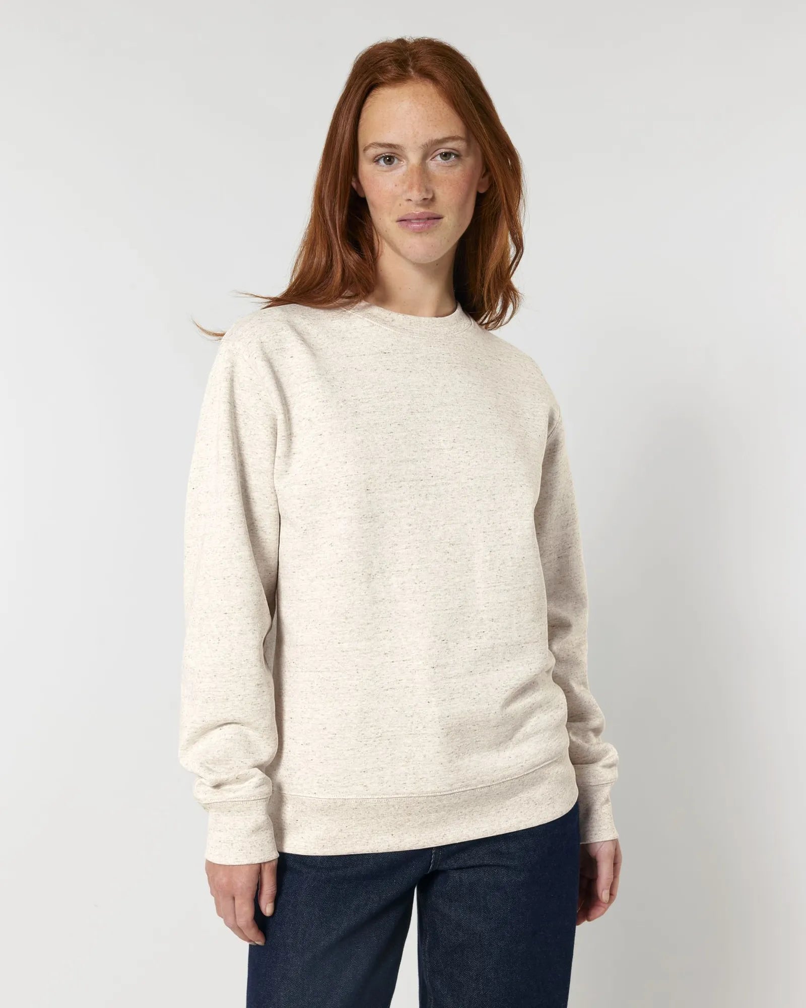 Bluza unisex z bawełny organicznej Stanley/Stella Changer z nadrukiem - Eco melanż