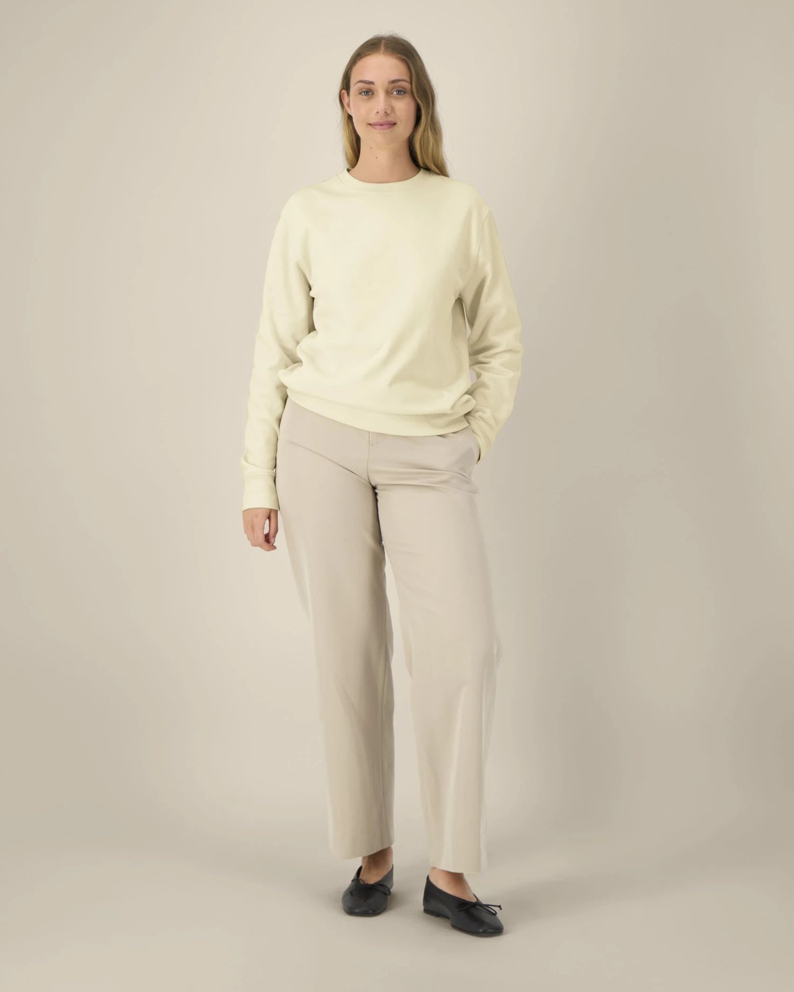 Bluza unisex z bawełny organicznej Stanley/Stella Changer z nadrukiem - Miodowy papierowy