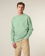 Bluza unisex z bawełny organicznej Stanley/Stella Changer z nadrukiem - Mglisty jadeitowy