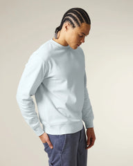 Bluza unisex z bawełny organicznej Stanley/Stella Changer z nadrukiem - Lodowy niebieski