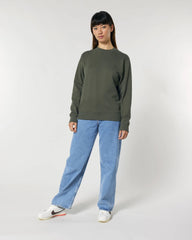Bluza unisex z bawełny organicznej Stanley/Stella Changer z nadrukiem - Khaki