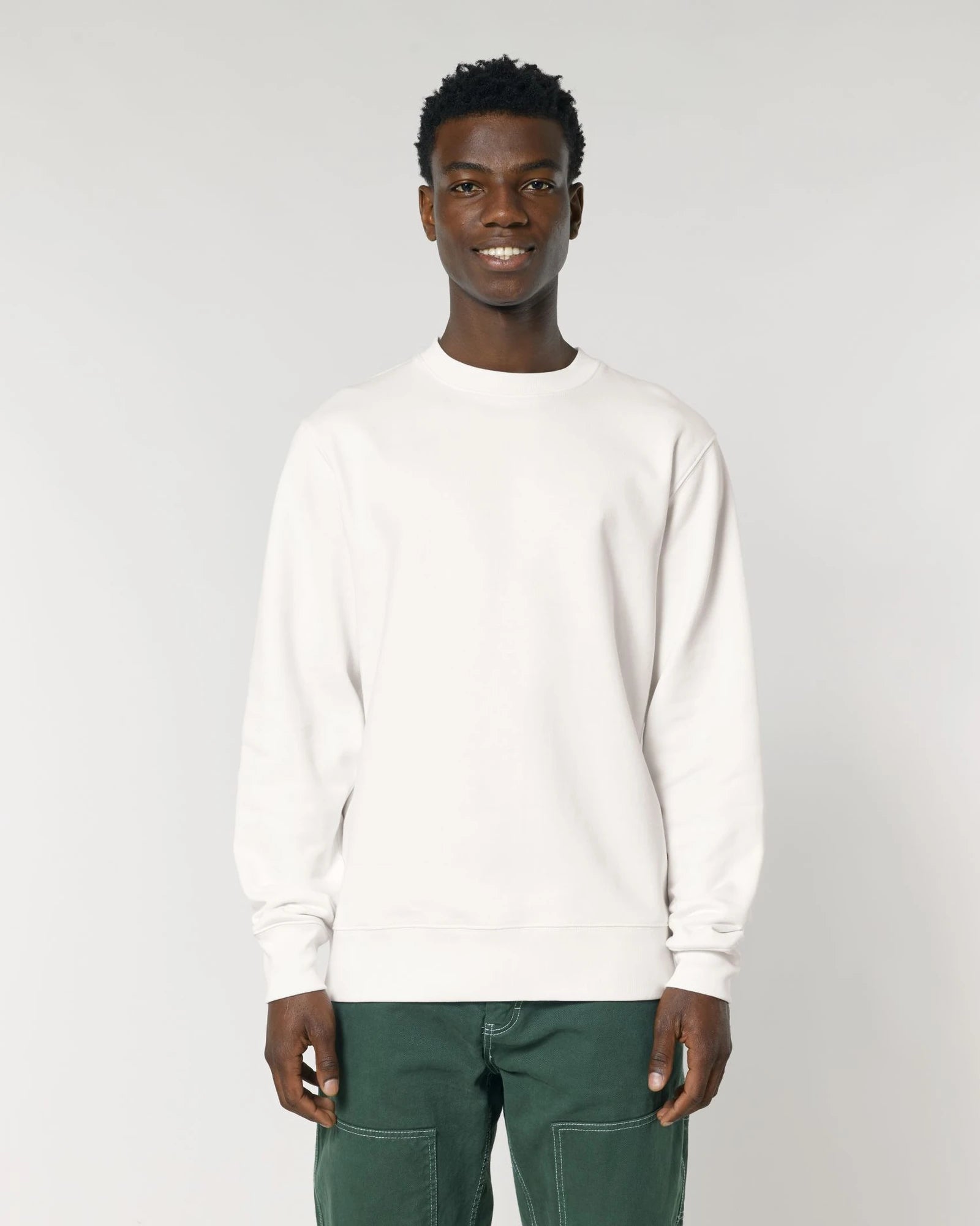 Bluza unisex z bawełny organicznej Stanley/Stella Changer z nadrukiem - Złamana biel