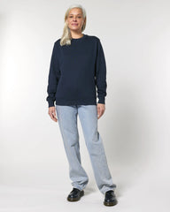 Bluza unisex z bawełny organicznej Stanley/Stella Changer z nadrukiem - Granatowy