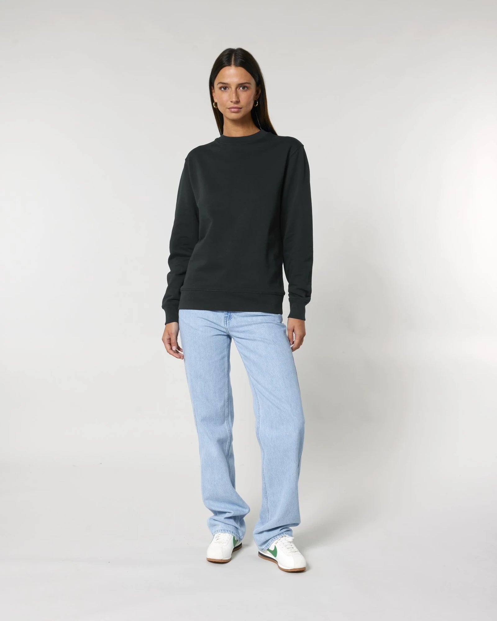 Bluza unisex z bawełny organicznej Stanley/Stella Changer z nadrukiem - Czarny