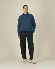 Bluza unisex z bawełny organicznej Stanley/Stella Changer z nadrukiem - Głęboki morski