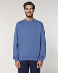 Bluza unisex z bawełny organicznej Stanley/Stella Changer z nadrukiem - Jasny niebieski